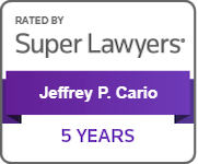 Rated By | Super Lawyers | Jeffrey P. Cario | 5 Years